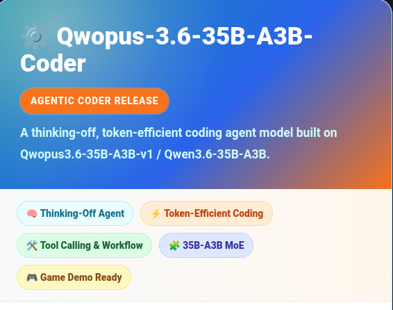 Qwopus-3.6-35B-A3B-Coder Review. A Powerful LocalLLM Tuned for Coders. It is one of the best 35B sized models we have ever reviewed. Seriously.