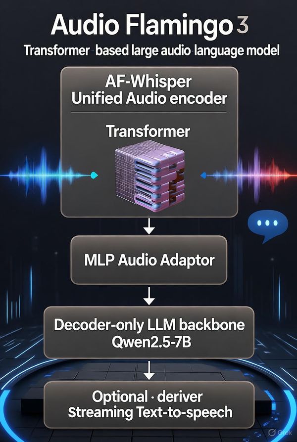 Audio LLM audio-flamingo-3-hf Text-to-Speech / Speech-to-Text